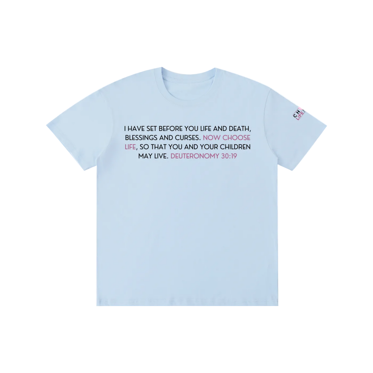 Deut 30:19 Pure Cotton Unisex T-Shirt