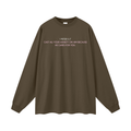 Cast Your Anxiety On Him Oversized Unisex Long Sleeve T-Shirt