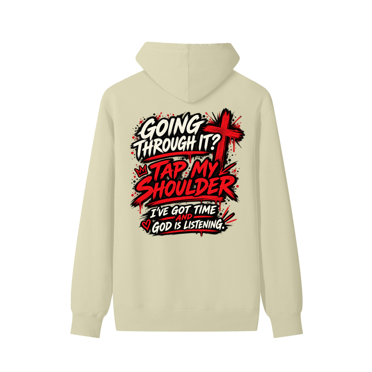 Tap My Shoulder Classic Unisex Cotton Hoodie