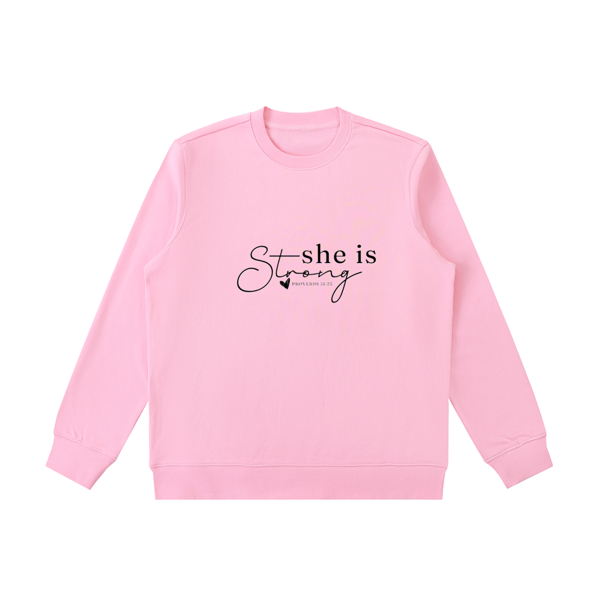 She is Strong Essential Heavyweight Crewneck  Sweatshirt