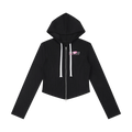 Choose Life Ministry Women's Slim Cropped Full Zip Hoodie