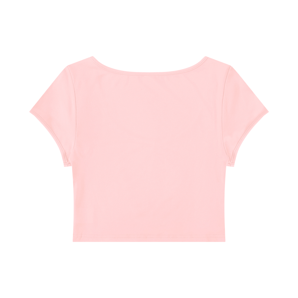 Second Chance Slim Cap Sleeve Crop T-Shirt
