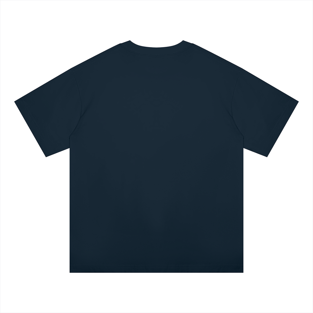 Men's Coloured Splatter Cross Oversized Drop Shoulder T-Shirt