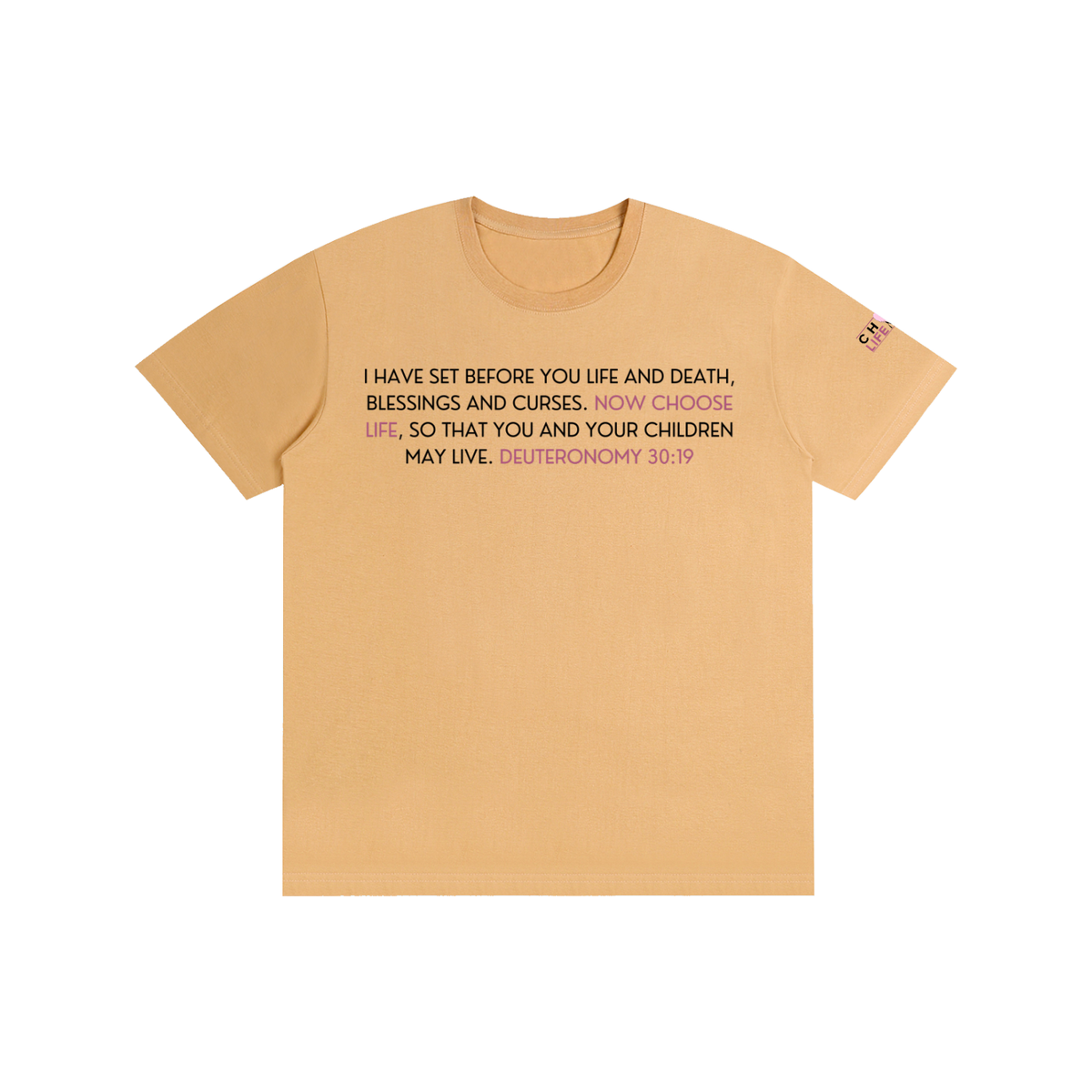 Deut 30:19 Pure Cotton Unisex T-Shirt