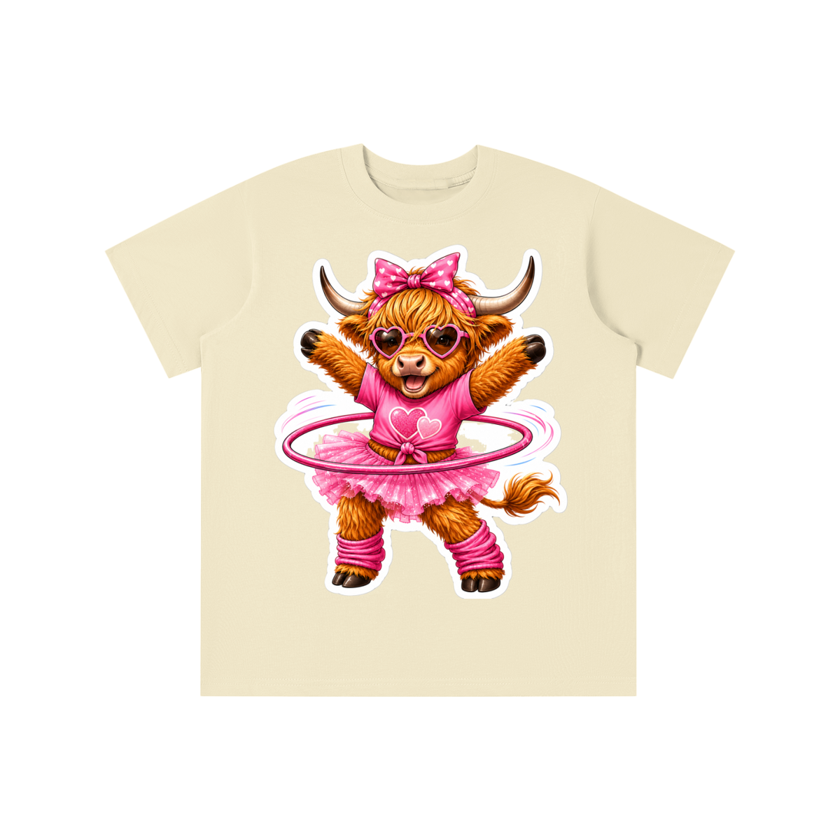 Iris' Houla Hooping Cow Essential Kids' T-shirt