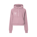 Fueled by Grace and Coffee Cropped Half-Zip Hoodie