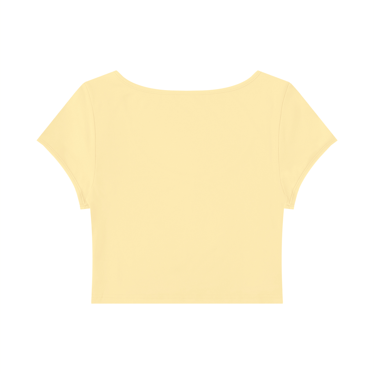 Second Chance Slim Cap Sleeve Crop T-Shirt