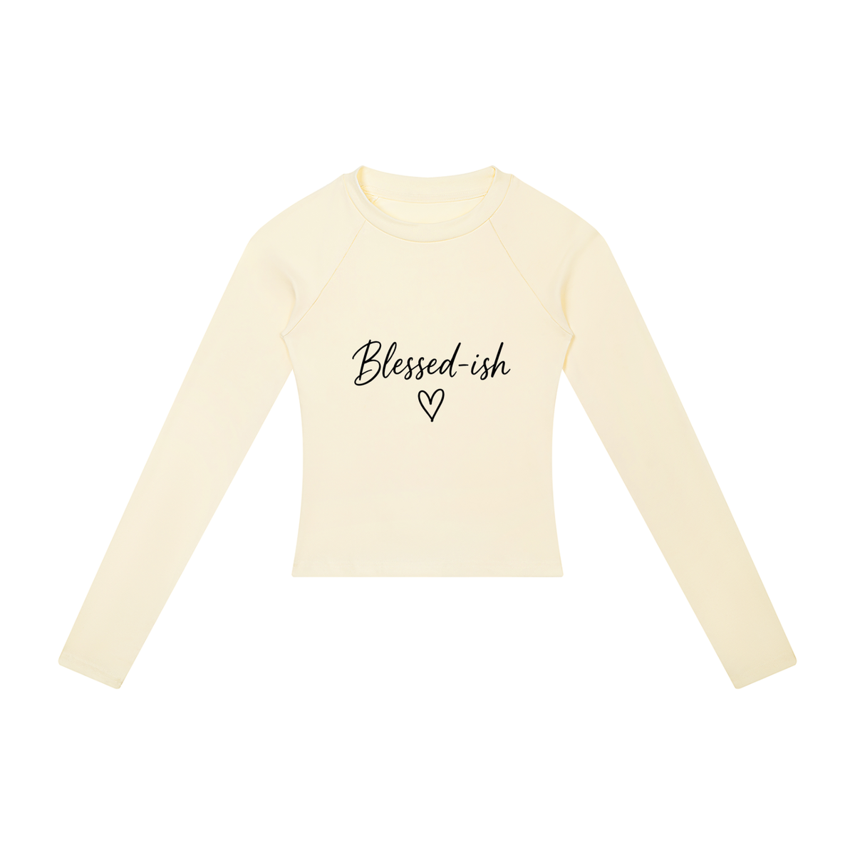 Blessed-ish Women’s Slim Raglan Long Sleeve T-Shirt