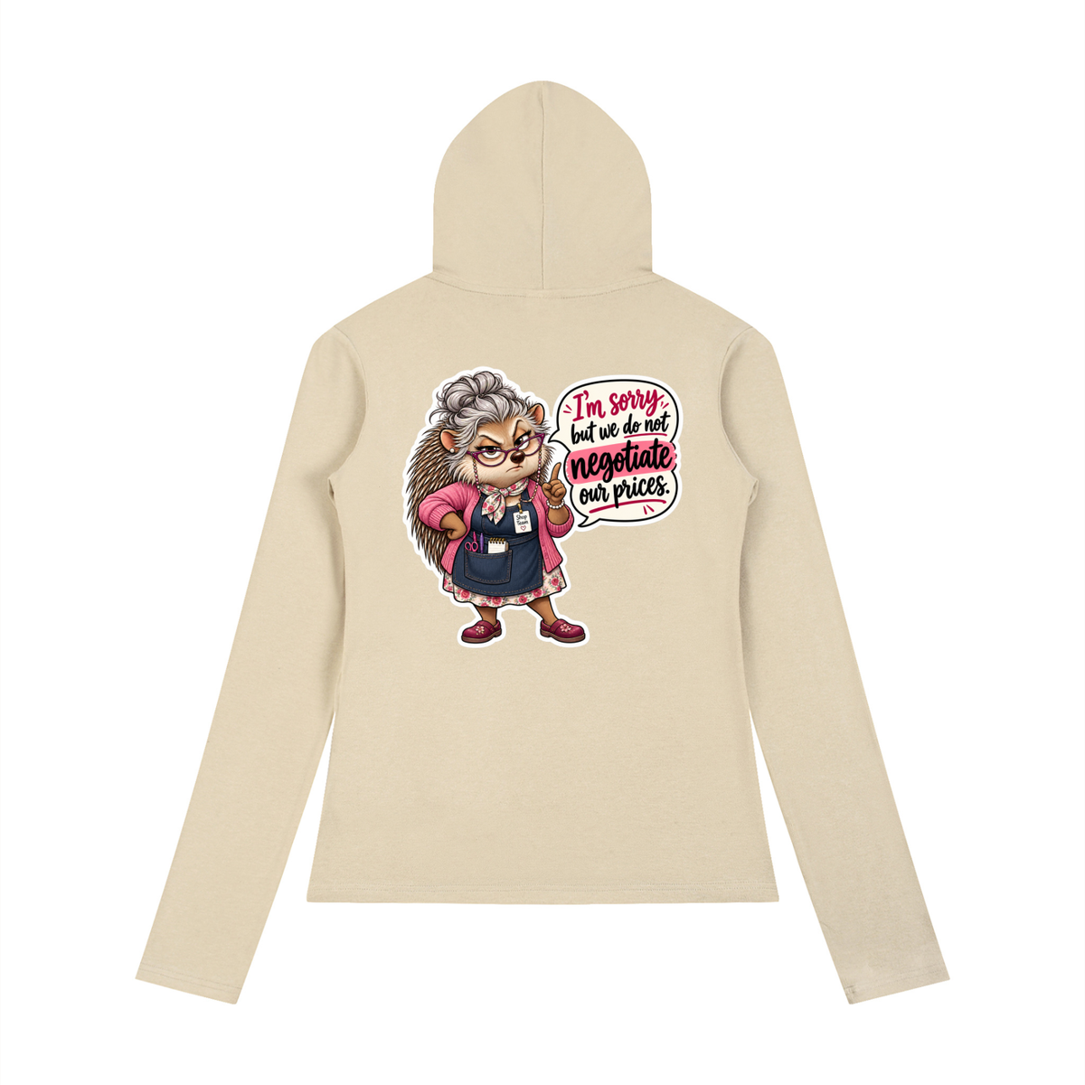 Reta's Slim Half-Button Long Sleeve T-Shirt