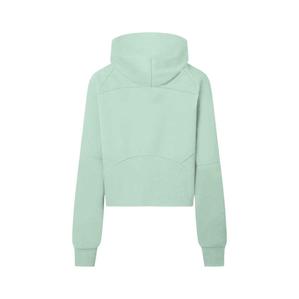 Fueled by Grace and Coffee Cropped Half-Zip Hoodie