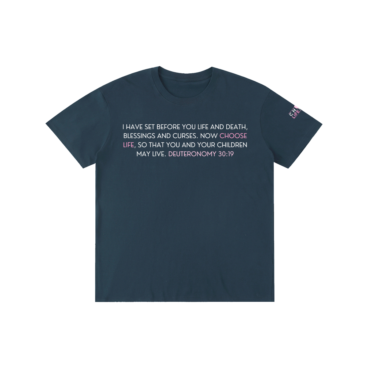 Deut 30:19 Pure Cotton Unisex T-Shirt