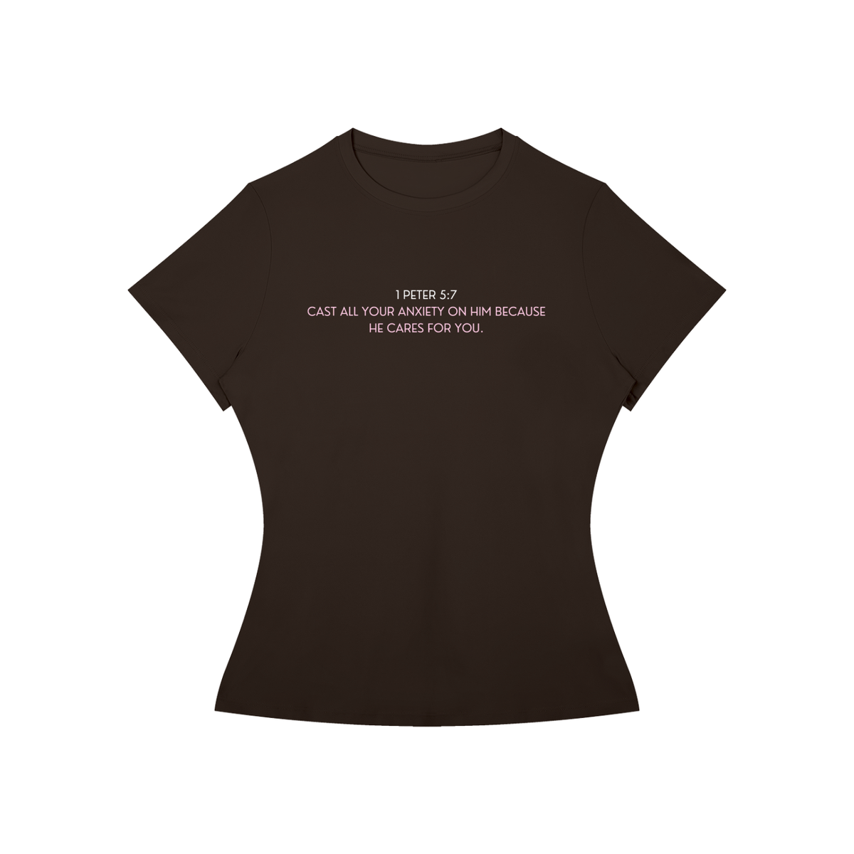 Cast Your Anxiety On Him Women’s Slim Fit Performance T-Shirt