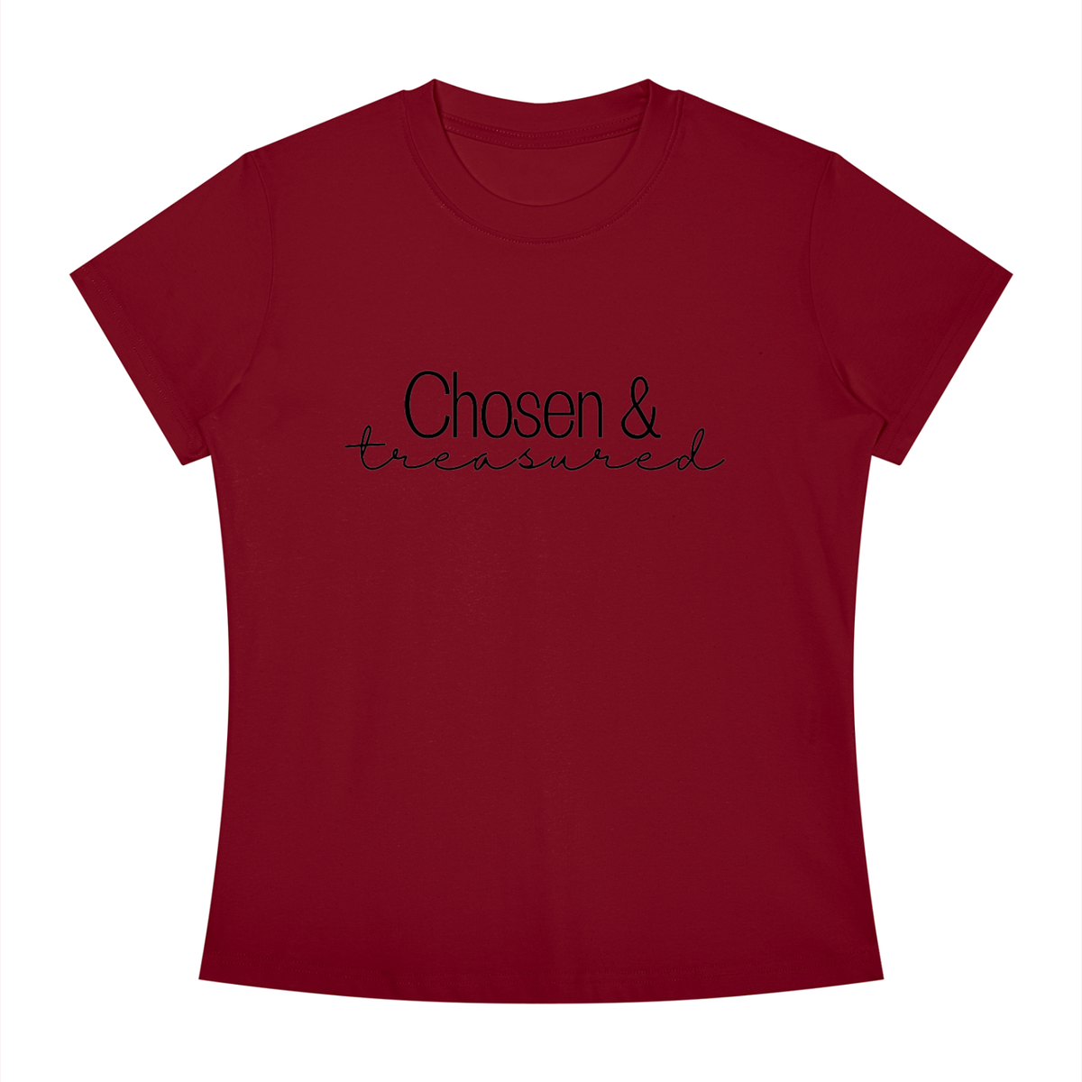 Chosen & Treasured Women's Slim Fit Crewneck T-Shirt