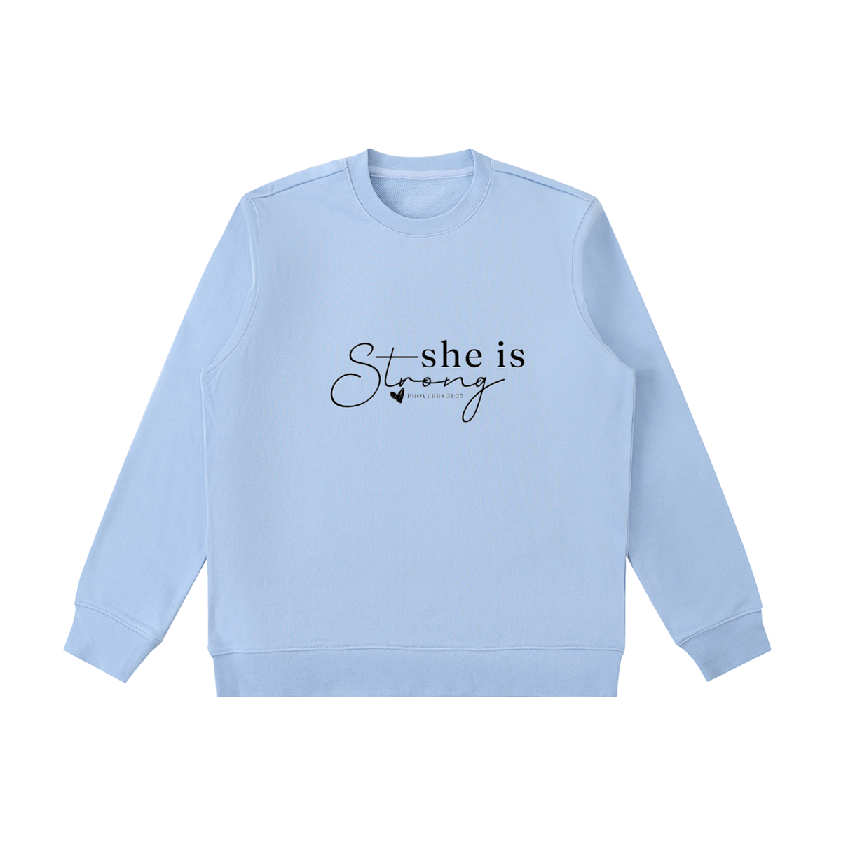 She is Strong Essential Heavyweight Crewneck  Sweatshirt