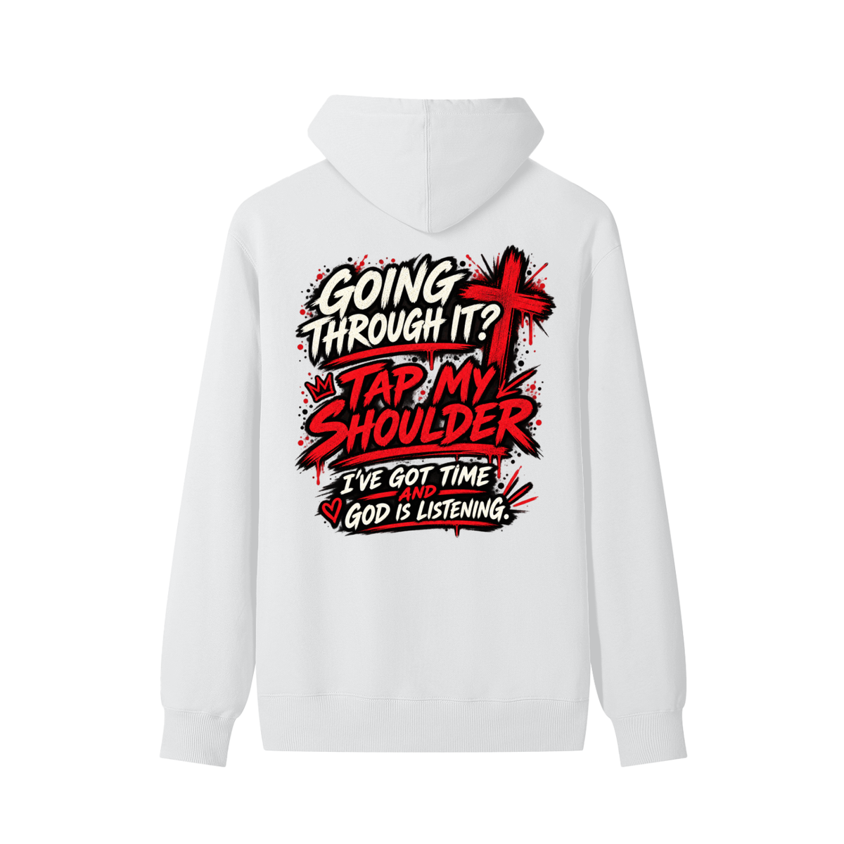 Tap My Shoulder Classic Unisex Cotton Hoodie
