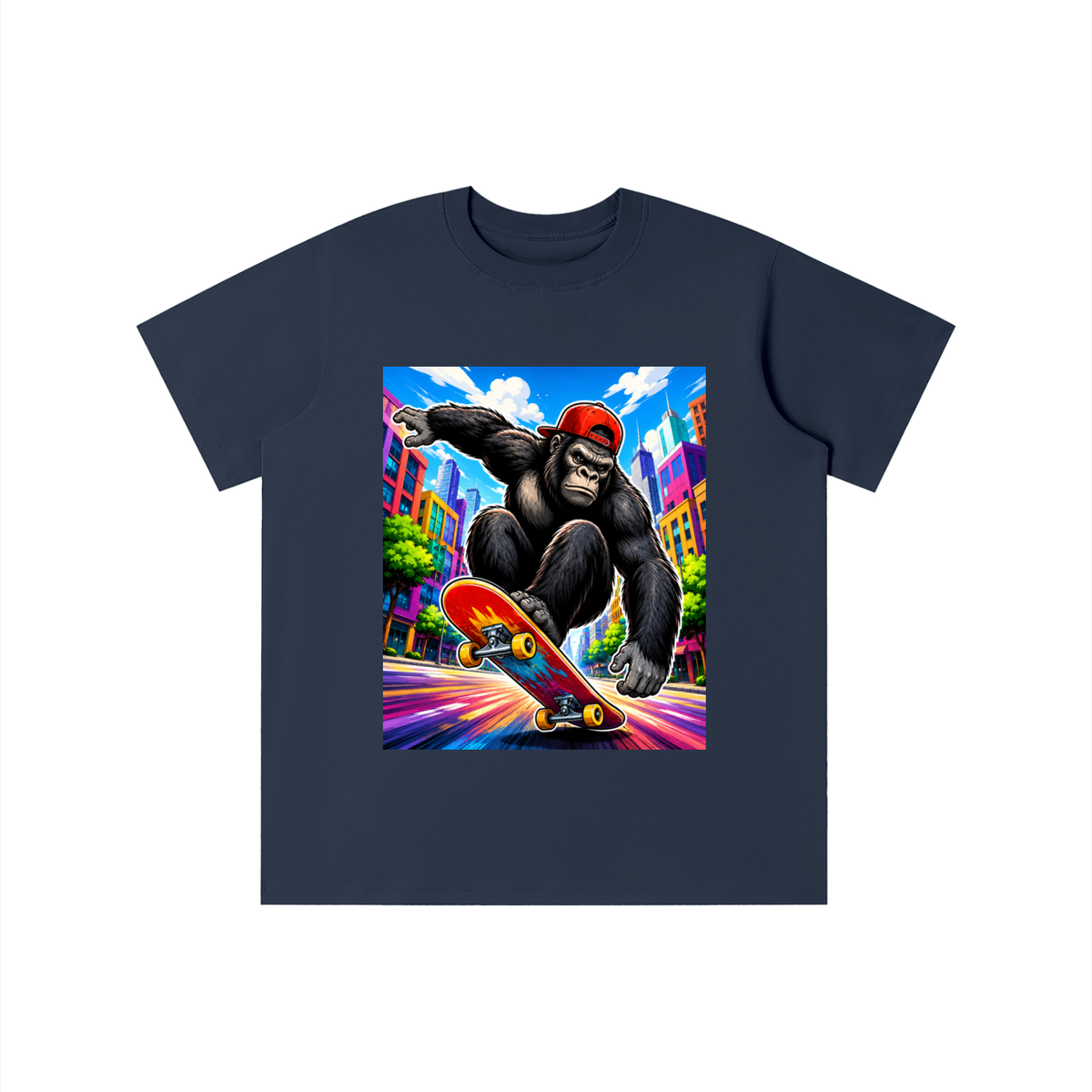 Reid's Gorilla Skateboarding Essential Kids' T-shirt