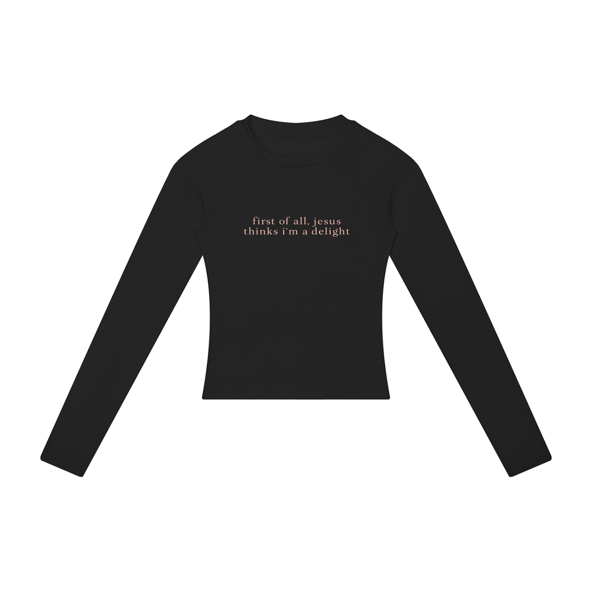 First of all, Women’s Slim Raglan Long Sleeve T-Shirt