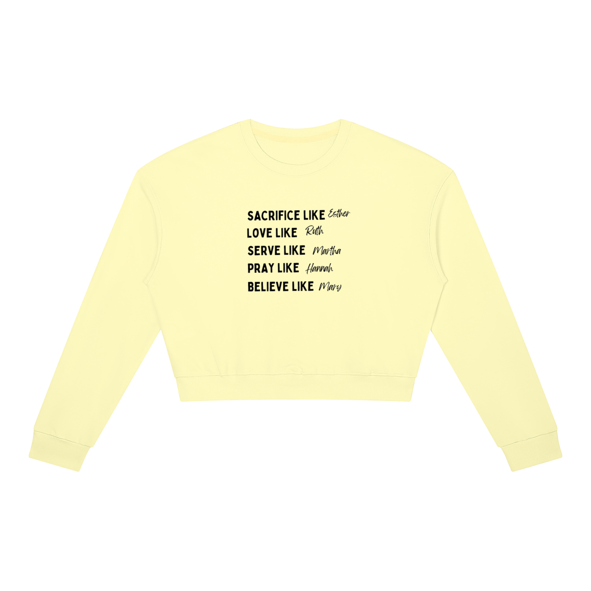 Sacrafice Like..Women's Crewneck Sweatshirt