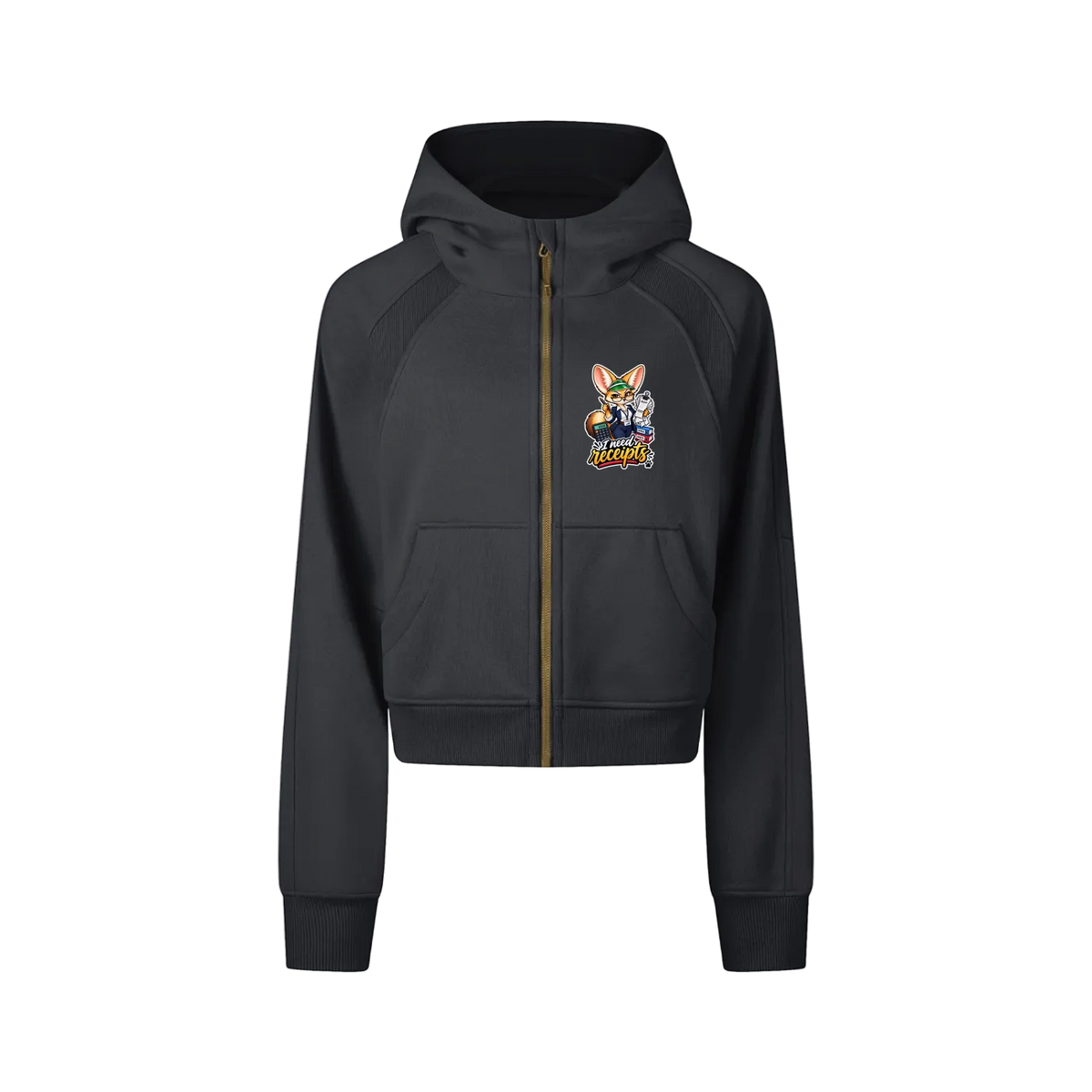 Shannon's Cropped Zip-Through Hoodie