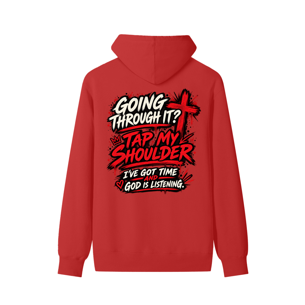 Tap My Shoulder Classic Unisex Cotton Hoodie