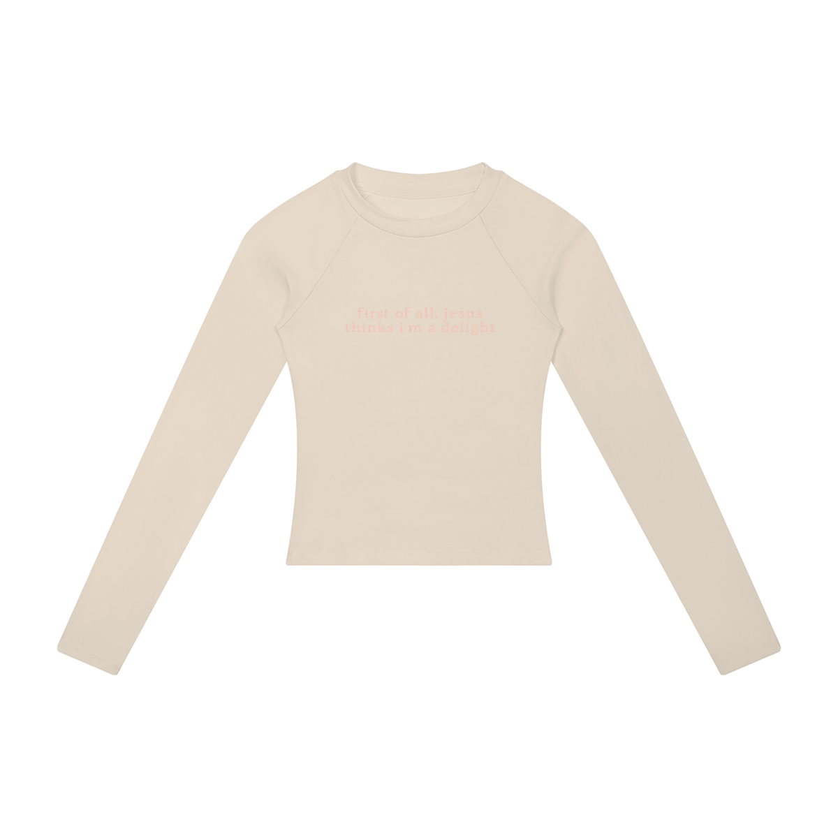 First of all, Women’s Slim Raglan Long Sleeve T-Shirt