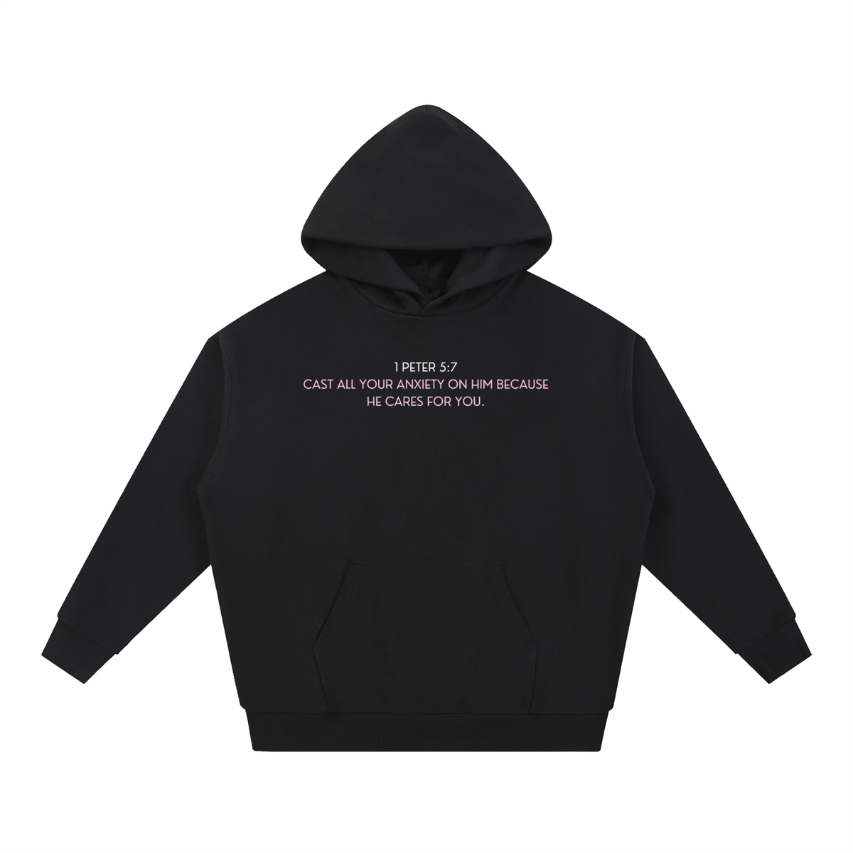 Cast Your Anxiety On Him Essential Heavyweight Hoodie